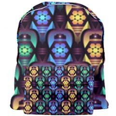 Pattern Background Bright Blue Giant Full Print Backpack by HermanTelo