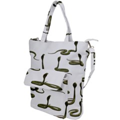 Snake Cobra Reptile Poisonous Shoulder Tote Bag by HermanTelo