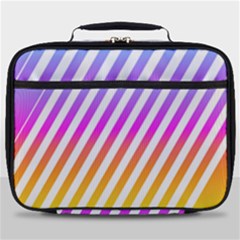 Abstract Lines Mockup Oblique Full Print Lunch Bag by HermanTelo