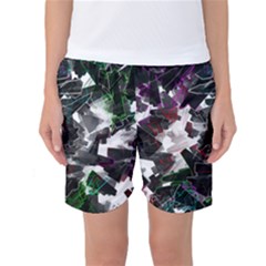 Abstract Science Fiction Women s Basketball Shorts by HermanTelo