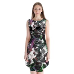 Abstract Science Fiction Sleeveless Chiffon Dress   by HermanTelo