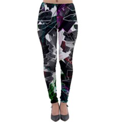 Abstract Science Fiction Lightweight Velour Leggings by HermanTelo