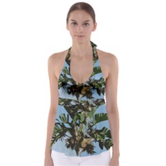 Palm Tree Babydoll Tankini Top by snowwhitegirl