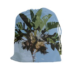 Palm Tree Drawstring Pouch (xxl) by snowwhitegirl