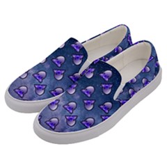 Kawaii Space Rocket Pattern Men s Canvas Slip Ons by snowwhitegirl