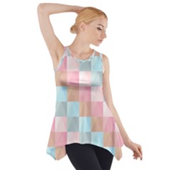 Background Pastel Side Drop Tank Tunic by HermanTelo