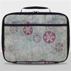 Background Christmas Vintage Old Full Print Lunch Bag by HermanTelo