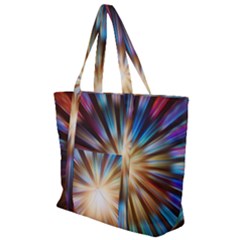 Background Spiral Abstract Zip Up Canvas Bag by HermanTelo