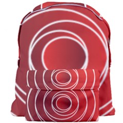 Circles Red Giant Full Print Backpack by HermanTelo