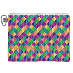 Geometric Triangle Canvas Cosmetic Bag (xxl) by HermanTelo