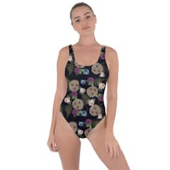 Cracked Doll Pattern Black Bring Sexy Back Swimsuit by snowwhitegirl