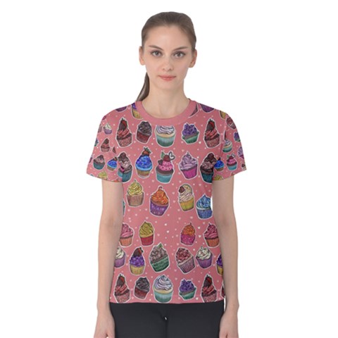 Cupcake Women s Cotton Tee by 100rainbowdresses