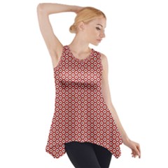 Pattern Star Backround Side Drop Tank Tunic by HermanTelo