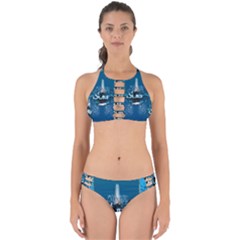 Sport, Surfboard With Water Drops Perfectly Cut Out Bikini Set by FantasyWorld7