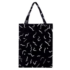 Scribbles Lines Painting Classic Tote Bag by HermanTelo