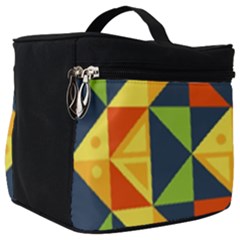 Background Geometric Color Make Up Travel Bag (big) by Sapixe