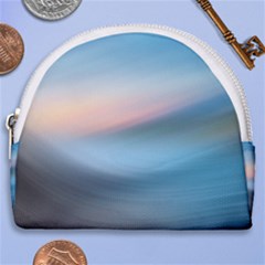 Wave Background Horseshoe Style Canvas Pouch by HermanTelo