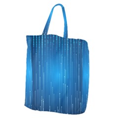 Abstract Rain Space Giant Grocery Tote by Bajindul