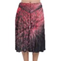 Abstract Background Wallpaper Velvet Flared Midi Skirt View1