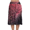 Abstract Background Wallpaper Velvet Flared Midi Skirt View2