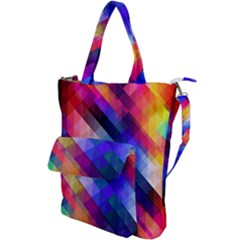 Abstract Background Colorful Pattern Shoulder Tote Bag by Bajindul