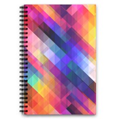 Abstract Background Colorful Pattern 5 5  X 8 5  Notebook by Bajindul