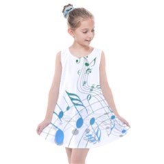 Music Notes Kids  Summer Dress by Bajindul