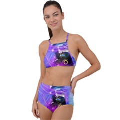 Ski Boot Ski Boots Skiing Activity High Waist Tankini Set by Pakrebo