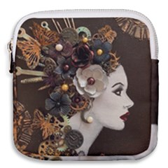 Mechanical Beauty  Mini Square Pouch by CKArtCreations