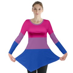 Bisexual Pride Flag Bi Lgbtq Flag Long Sleeve Tunic  by lgbtnation