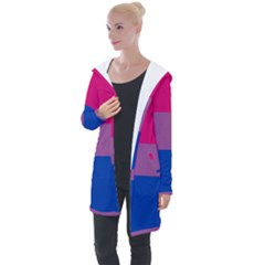 Bisexual Pride Flag Bi Lgbtq Flag Longline Hooded Cardigan by lgbtnation