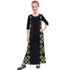 Hexxed Kids  Quarter Sleeve Maxi Dress by WensdaiAmbrose