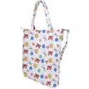 Crabs Pattern Shoulder Tote Bag View2