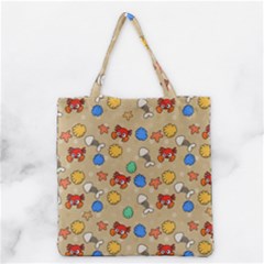 Crabs Pattern Grocery Tote Bag by Valentinaart