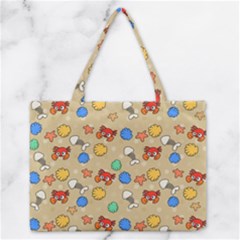 Crabs Pattern Zipper Medium Tote Bag by Valentinaart