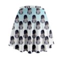 Forest Girl Gradient Blue Mini Flare Skirt View2