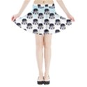 Forest Girl Gradient Blue Mini Flare Skirt View3