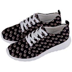 Kawaii Dougnut Black Pattern Men s Lightweight Sports Shoes by snowwhitegirl