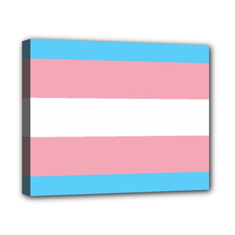 Transgender Pride Flag Canvas 10  X 8  (stretched) by lgbtnation