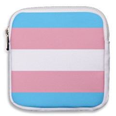 Transgender Pride Flag Mini Square Pouch by lgbtnation