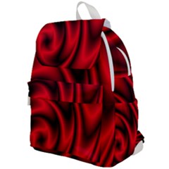 Background Red Color Swirl Top Flap Backpack by Nexatart