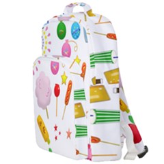 Summer Fair Food Goldfish Double Compartment Backpack by Nexatart