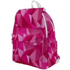 Pattern Halftone Geometric Top Flap Backpack by Nexatart