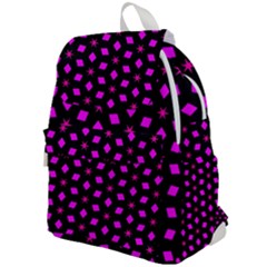 Pattern Stars Squares Texture Top Flap Backpack by Nexatart