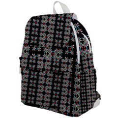 Pattern Black Background Texture Top Flap Backpack by Nexatart