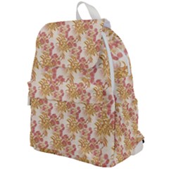 Scrapbook Floral Decorative Vintage Top Flap Backpack by Nexatart