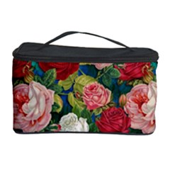 Roses Repeat Floral Bouquet Cosmetic Storage by Nexatart