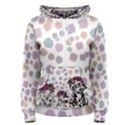 Flower Pup Women s Pullover Hoodie View1