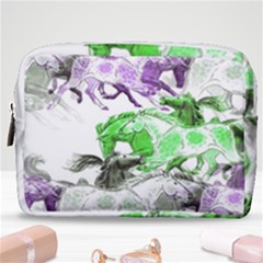 Horse Animal World Green Make Up Pouch (medium) by BangZart