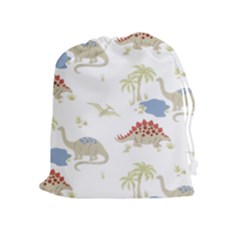 Dinosaur Animal Art Pattern Drawstring Pouch (xl) by BangZart